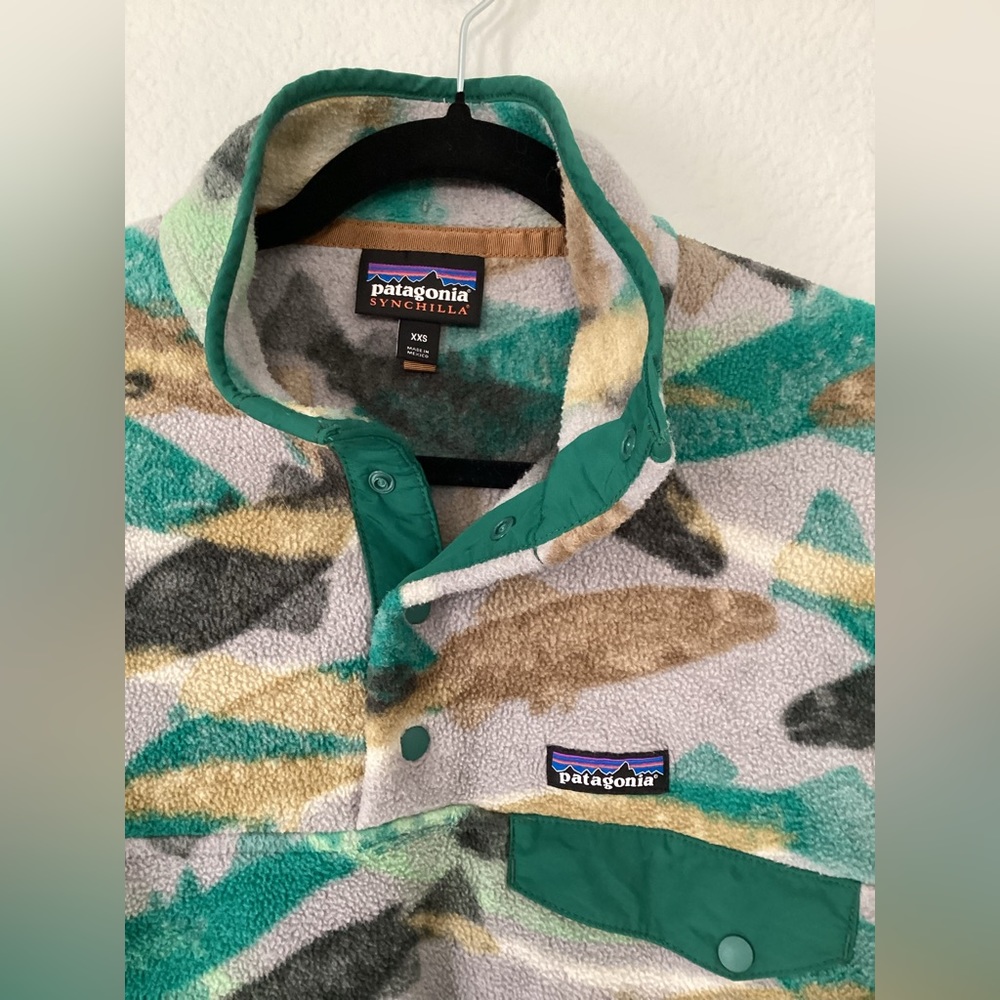 Rare Green Trout Men’s Patagonia Synchilla